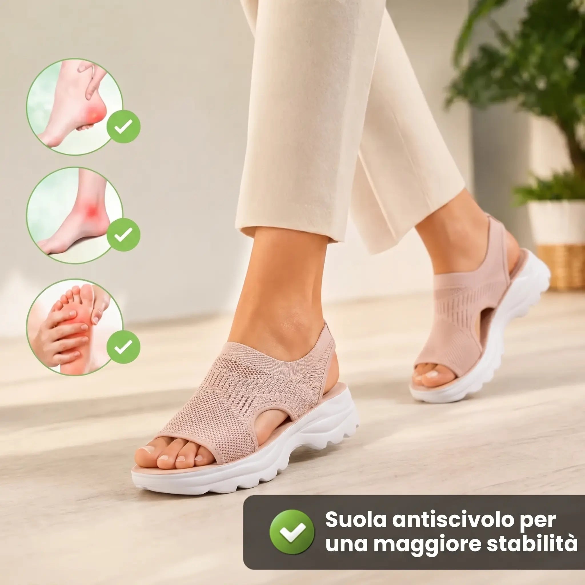 Noara | Sandali Comfort Naturale