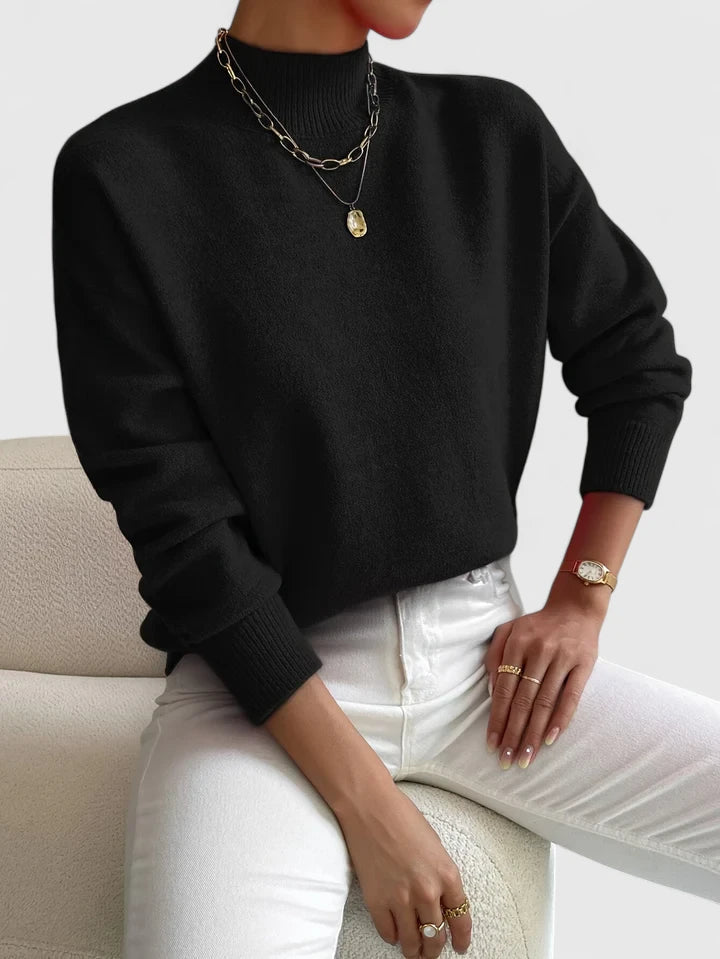 Marchelina | Maglione Elegante a Collo Alto