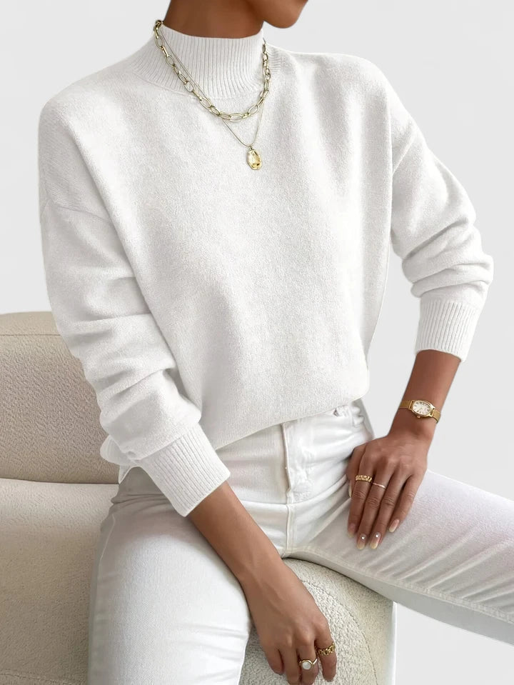 Marchelina | Maglione Elegante a Collo Alto