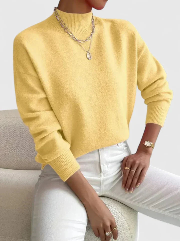 Marchelina | Maglione Elegante a Collo Alto