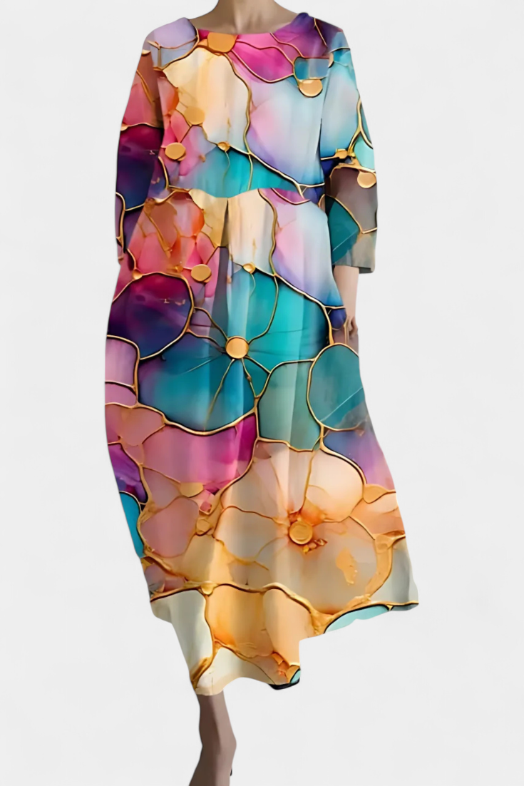 Isalinde | Abito V-neck Comodo