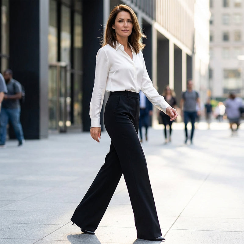 Chiara | Pantaloni a Vita Alta Che Metteranno in Risalto la Tua Silhouette