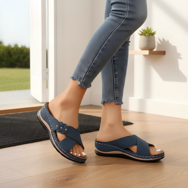 Valeria | Sandali con Zeppa Comfort