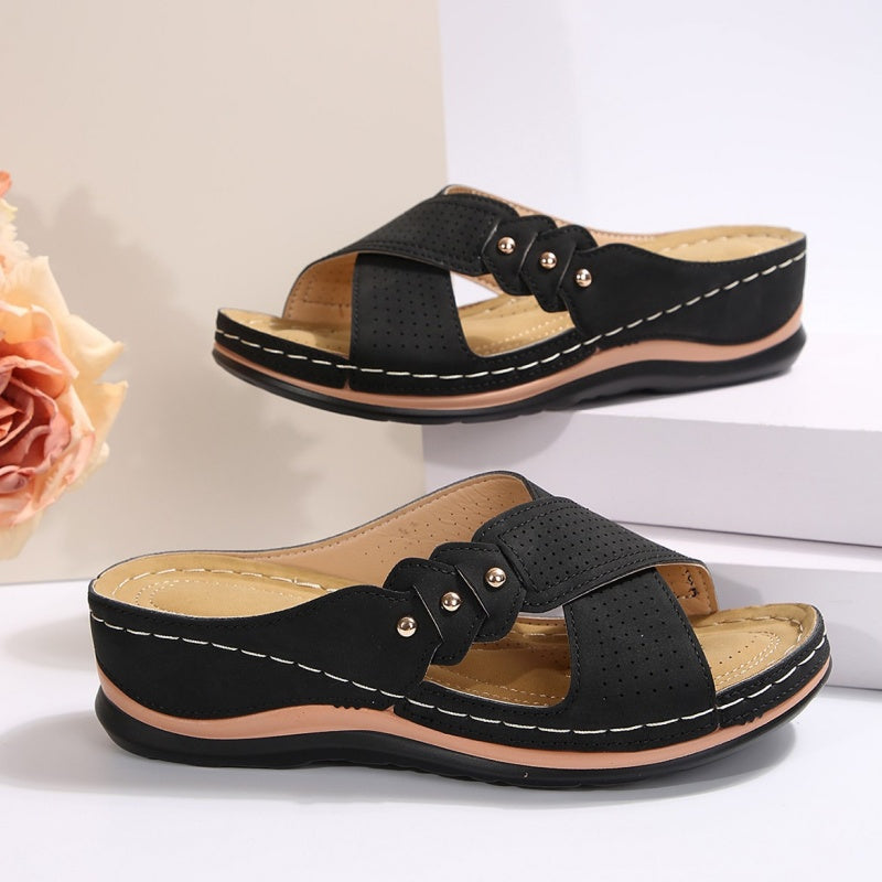 Valeria | Sandali con Zeppa Comfort