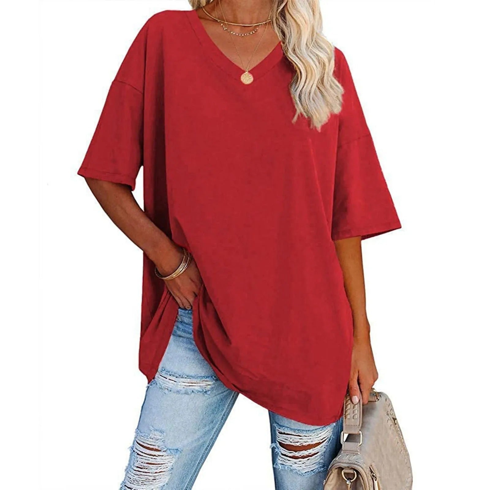 Gisele | T-shirt elegante in cotone
